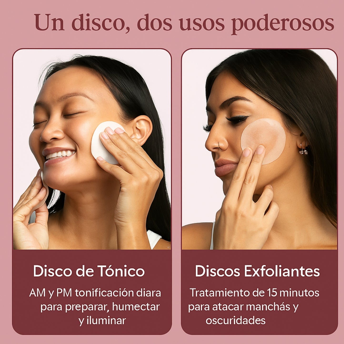 Almohadillas Tónicas Coreanas - 100 pads