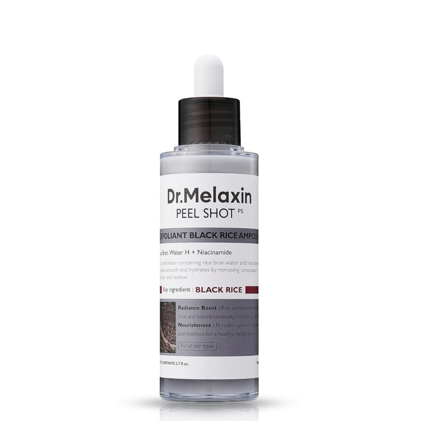 Peel Shot Exfoliante De Arroz Anti-Manchas/Acné (Negro) - 80ml