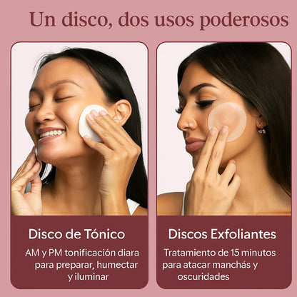 Almohadillas Tónicas Coreanas - 100 pads