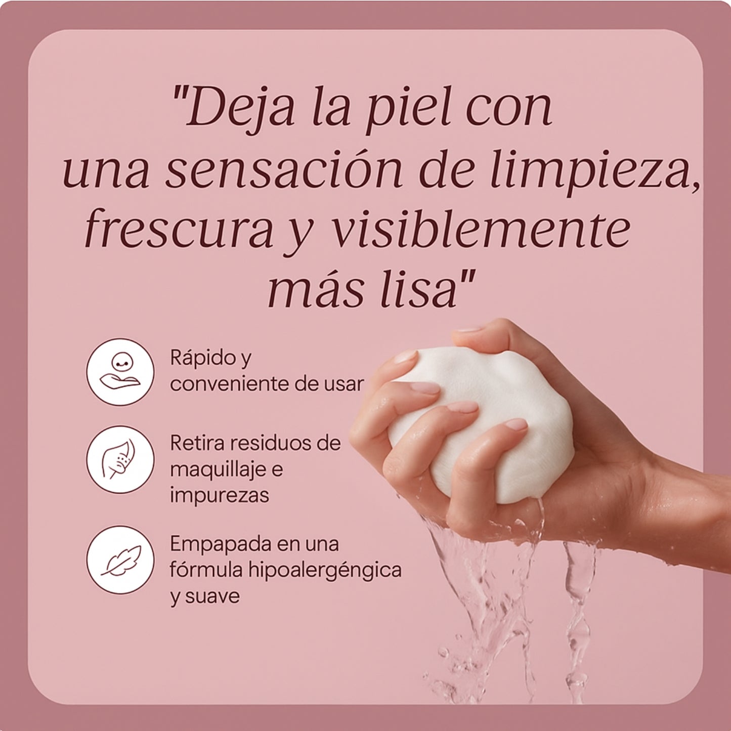 Almohadillas Tónicas Coreanas - 100 pads