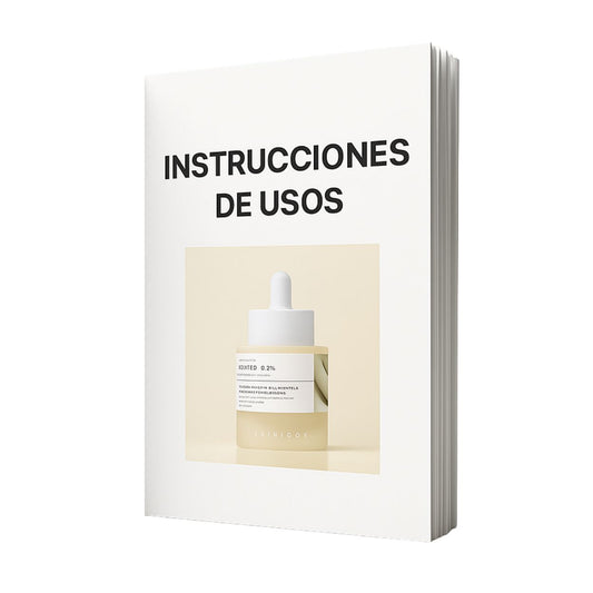 INSTRUCCIONES DE USO ANTI-ENVEJECIMIENTO