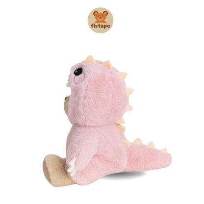 Teddy Bear Dino Rosa / Adorable Osito Hecho a Mano