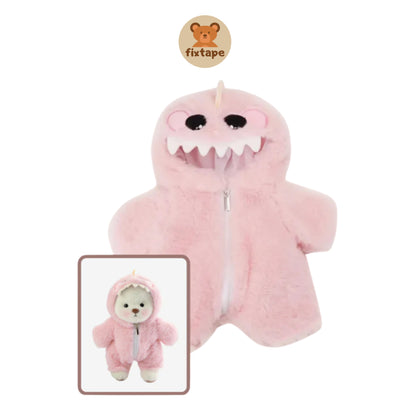 Teddy Bear Dino Rosa / Adorable Osito Hecho a Mano