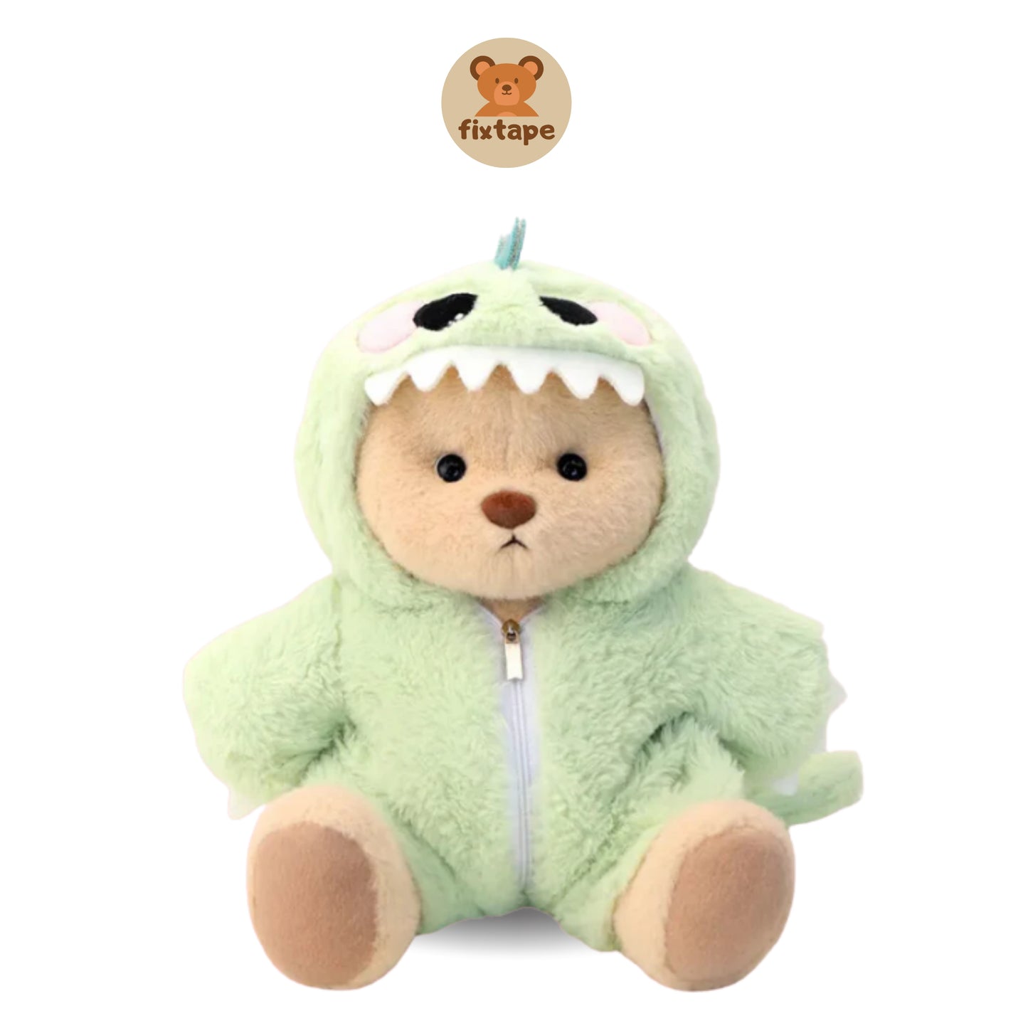 Teddy Bear Dino Verde / Adorable Osito Hecho a Mano