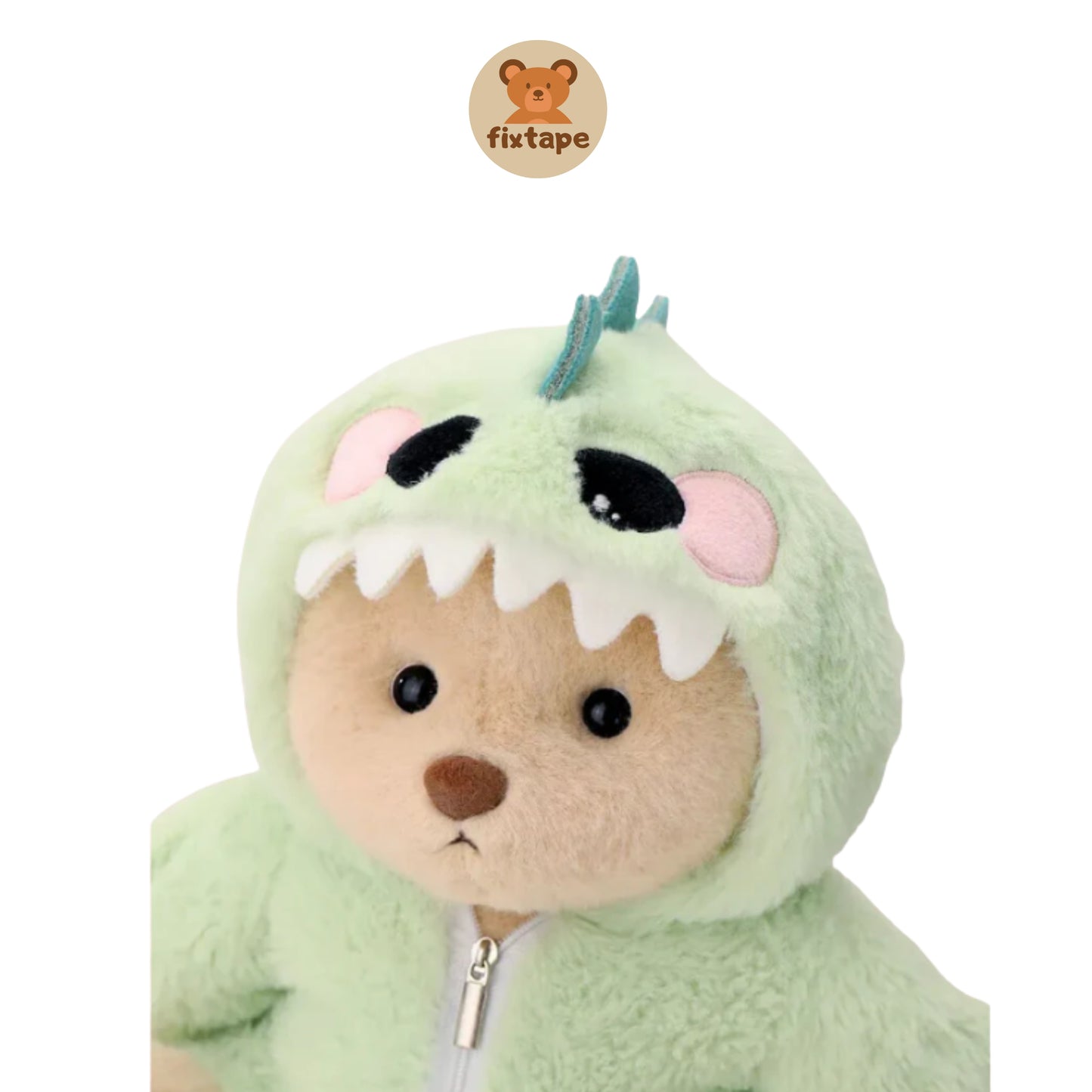 Teddy Bear Dino Verde / Adorable Osito Hecho a Mano