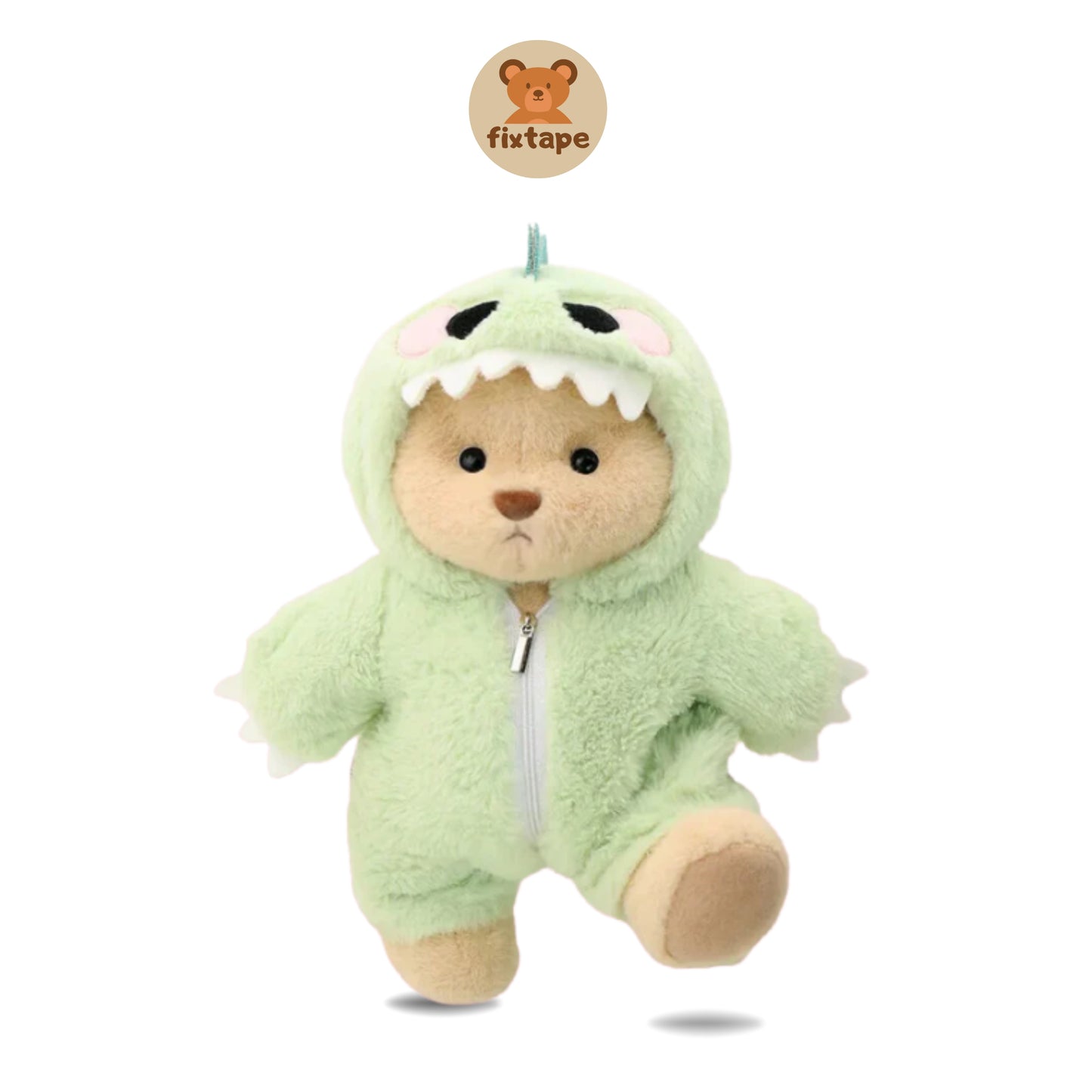 Teddy Bear Dino Verde / Adorable Osito Hecho a Mano