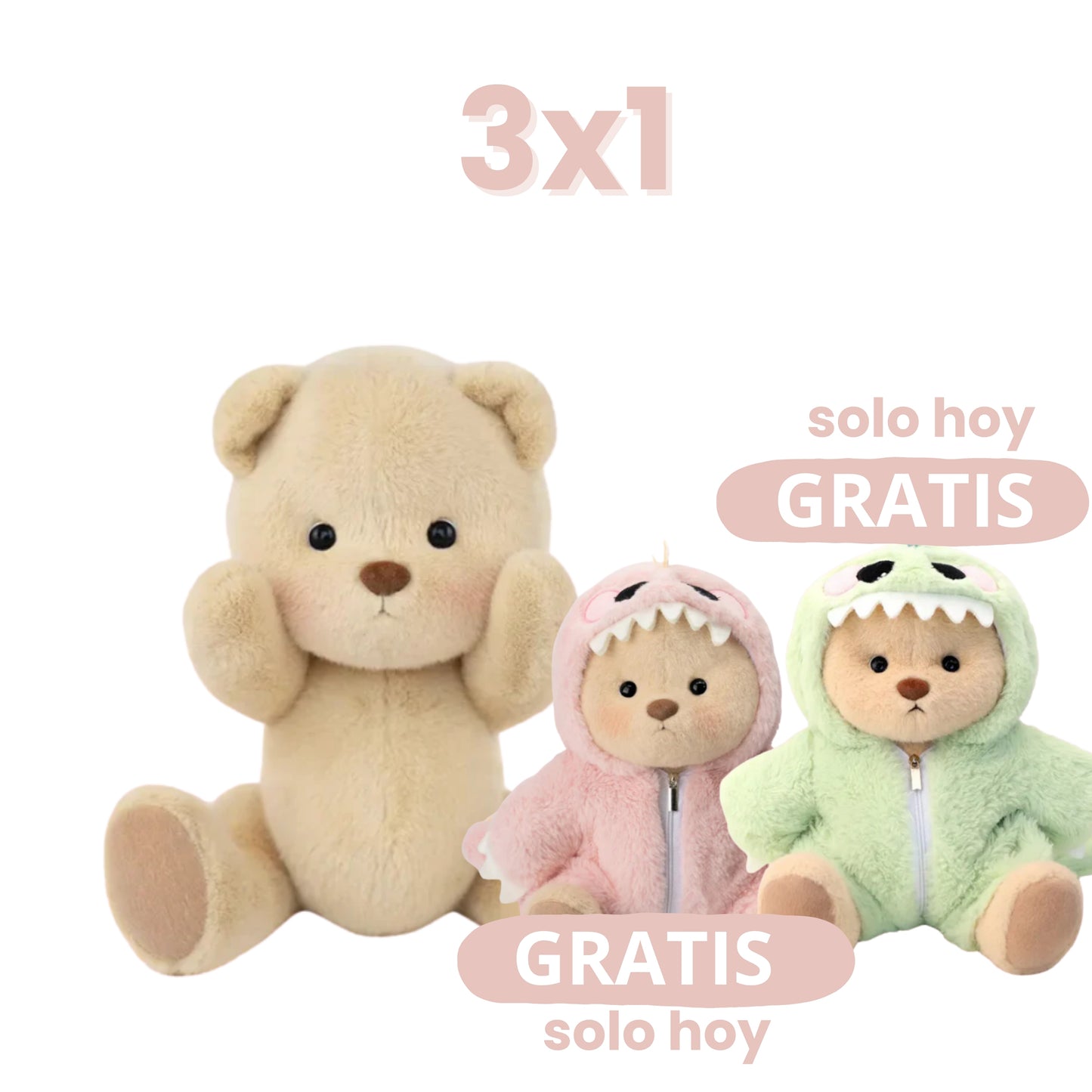 Teddy Bear Marrón / Adorable Osito Hecho a Mano